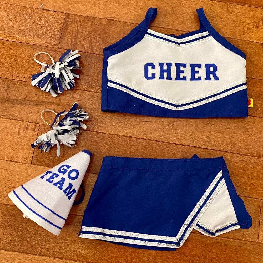 Build-A-Bear Cheer outfit and accesories